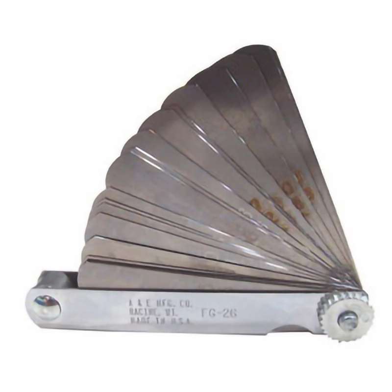 A&E Gauge Thickness .0015"-.025" 26 Leaves